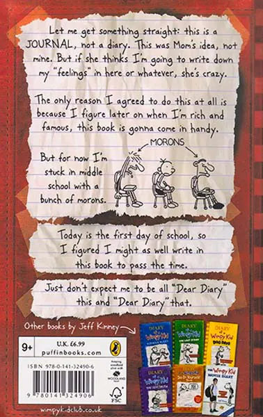 DIARY OF A WIMPY KID 1- A NOVEL IN CARTOONS